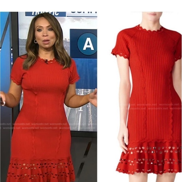 Jonathan Simkhai Dresses & Skirts - Jonathan Simkhai Vibrant Red Midi Dress